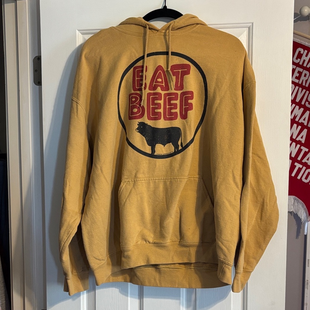 Gildan Gold 'Eat Beef' Hoodie